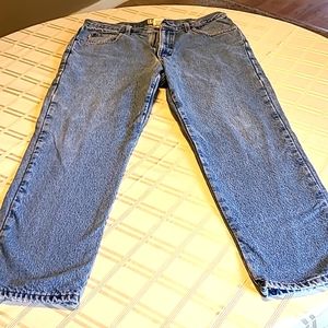 Mens LLBean flannel jeans